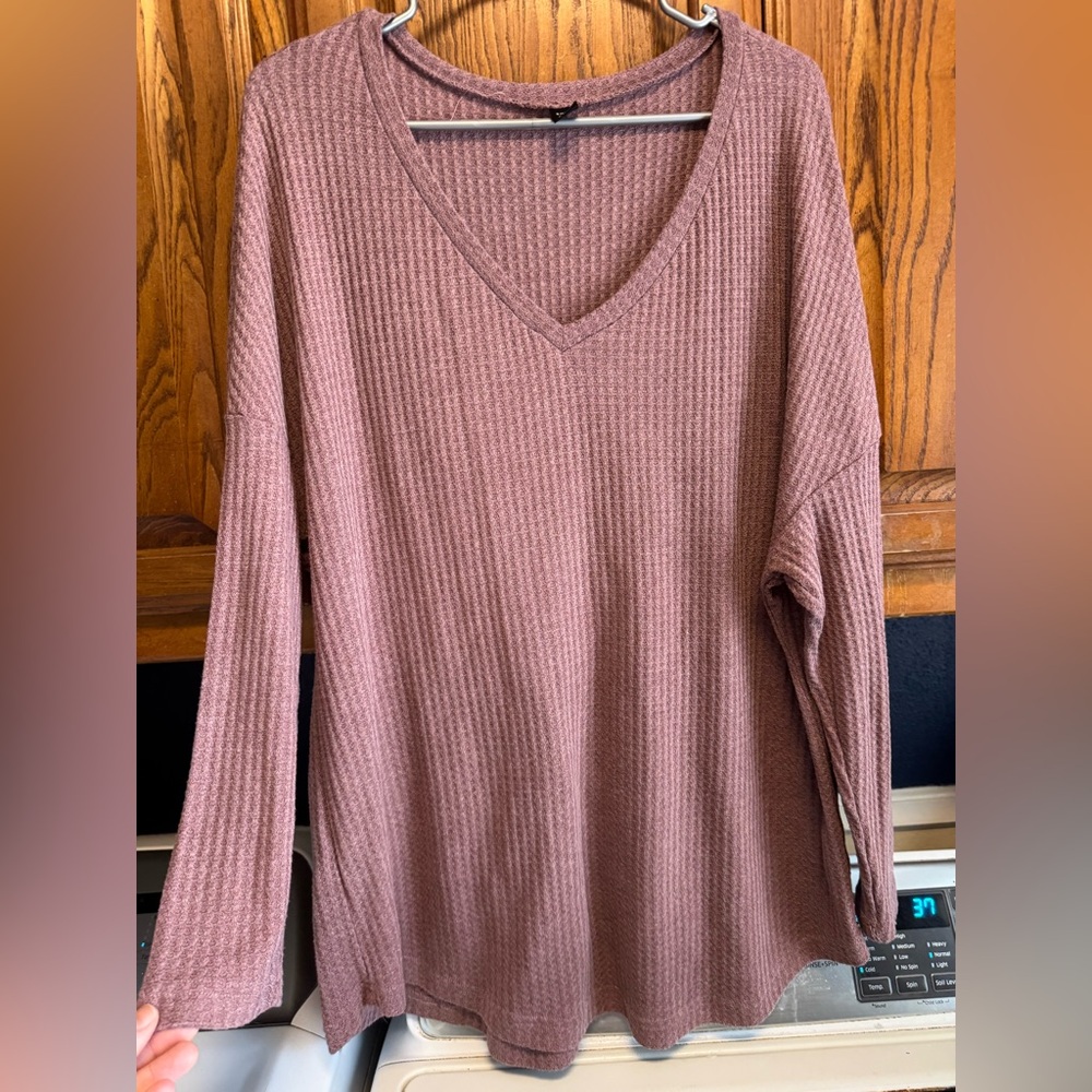 SHEIN Curve Waffle Weave Knit Tops Bundle of 4!